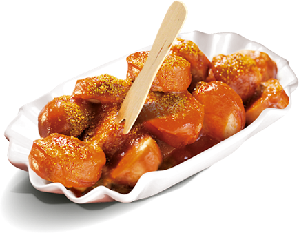 Currywurst mit Pommes