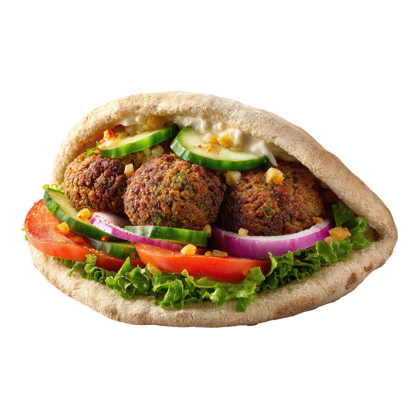 Falafel im Brott